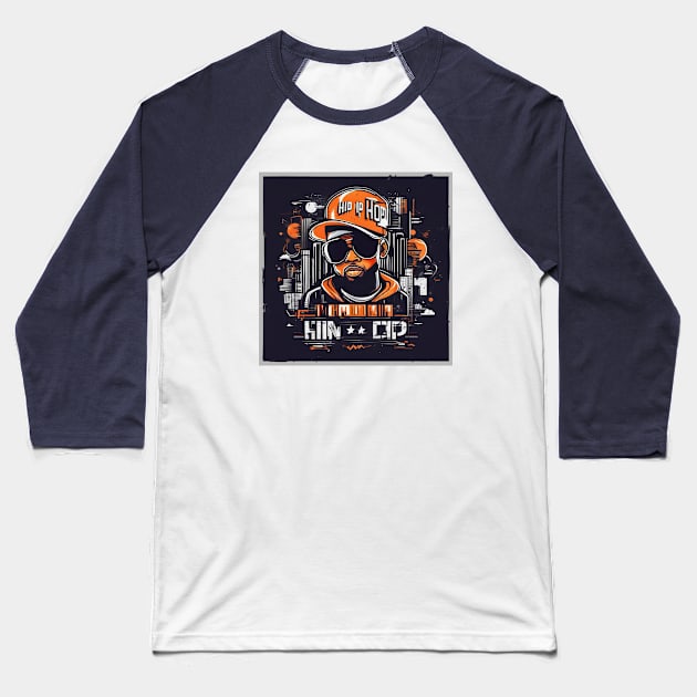 hip hop artwork Baseball T-Shirt by OWLS store